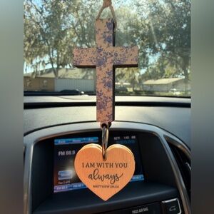 Faith based Christian gift car accessories Matthew 28:20